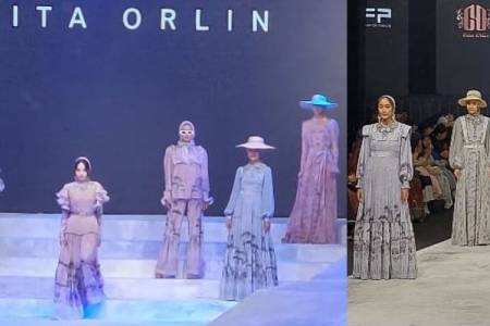 Gita Orlin Tampilkan Savanna Series di Surabaya Fashion Parade 2023