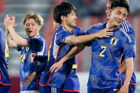 Timnas Jepang U-24 Bantai Timnas Myanmar 7-0 di 16 Besar Sepak Bola Asian Games 2023