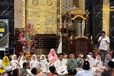 Prahara di Bumi Palestina Terngiang di Maulid Nabi SAW Masjid Nurul Ittihad Kalukuang-Makassar