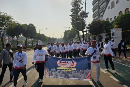 Delegasi PSMTI dan  Ratusan Santri Dampingi Imam Besar Mesjid Istiqal Jalan Sehat InterFaith Walk & Harmony 2023