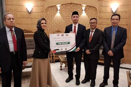 Lazis ASFA Salurkan Bantuan Kemanusian untuk Gaza-Palestina Melalui Bait Zakat Al-Misry