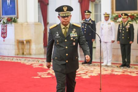 Pagi ini, Presiden Jokowi Lantik Jenderal Agus Subiyanto sebagai Panglima TNI