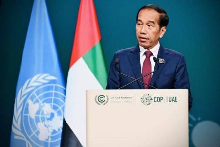 Presiden Jokowi Paparkan Keberhasilan Turunkan  Emisi Karbon Di COP 28