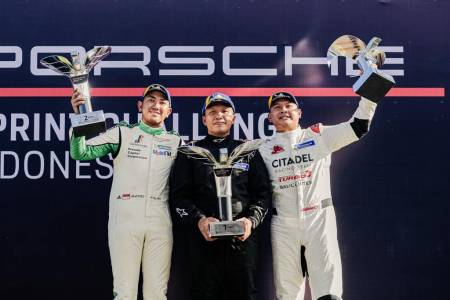 Tim Citadel Racing Puas dengan Hasil Podium Porsche Sprint Challenge Indonesia