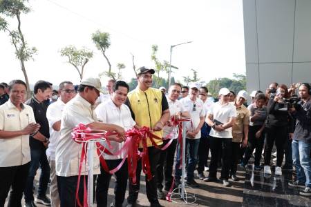 Prabowo Resmikan Pembukaan Turnamen U-17 Nusantara Open 2023 di Bekasi