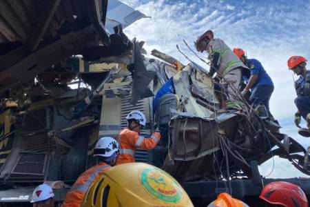 Basarnas Bandung: Seluruh Korban Tabrakan KA di Cicalengka sudah Tuntas Dievakuasi