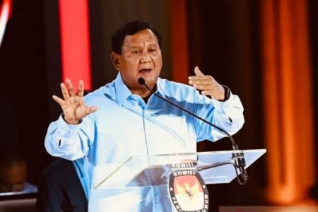 Debat Presiden Segmen ke-2, Prabowo: Tanpa Kekuatan Militer Suatu Bangsa akan Dilindas seperti di Gaza