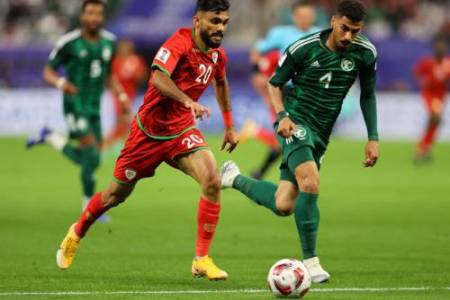 Piala Asia 2023 Qatar:  Timnas Arab Saudi Tekuk Timnas Oman 2-1