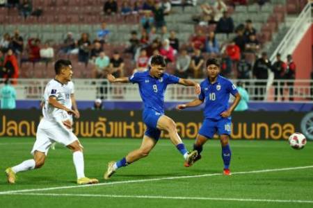 Piala Asia 2023 Qatar: Timnas Thailnad Raih Poin Penuh, Tundukan Kirgistan 2-0