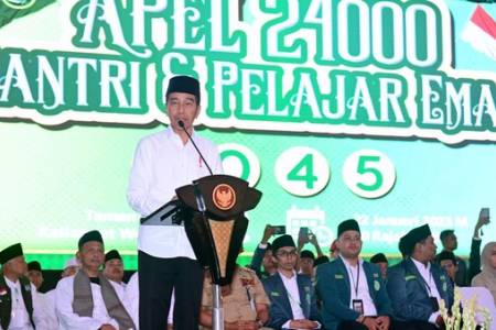 Presiden Ajak Santri Gunakan Hak Pilihnya dengan Baik