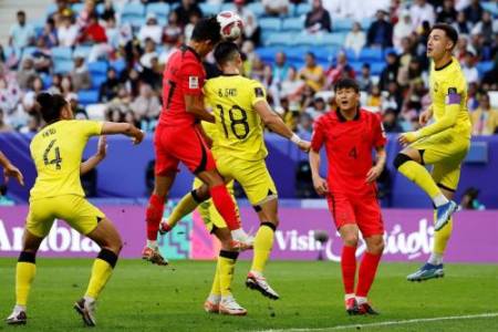 Piala Asia 2023 Qatar: Malaysia Tahan Imbang Korsel 3-3, Bahrain Tumbangkan Yordania 1-0