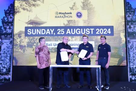 Elite Label Road Race Maybank Marathon 2024 di Bali