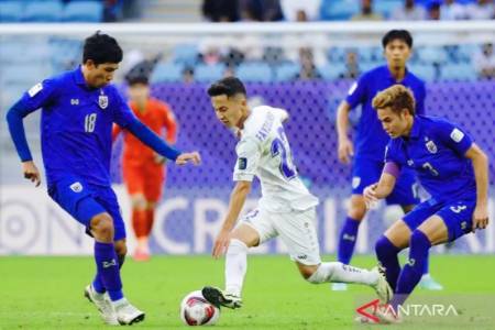 Tundukan Thailand 1-2, Uzbekistan Melaju ke Perempatfinal Piala Asia 2023