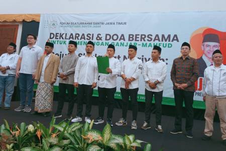 Santri dan Alumni Ponpes se-Jawa Timur Siap Menangkan Ganjar-Mahfud di Pilpres 2024