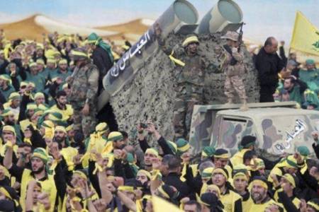 Hizbullah Lebanon Serang Markas Militer Israel di Birkat Risha