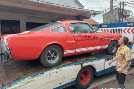 KPK Sita 1 Mobil Ford Mustang GT dan 7 Bidang Tanah Kasus DugaanTPPU Tersangka Andhi Pramono 