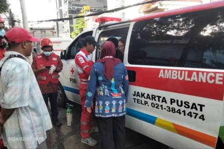 PMI Jakarta Pusat Kerahkan Bantuan Tangani Kebakaran di Restoran Hang Tuah
