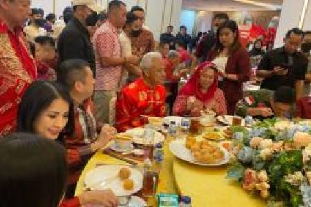 Yenny Wahid Hadiri Acara Makan Malam Perayaan Imlek Bersama Ganjar Pranowo