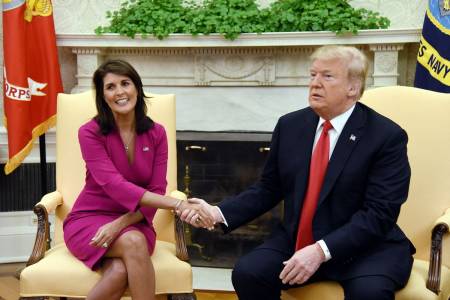 Capres Partai Republik: Donald Trump Dijungkalkan Nikki Haley di Washington