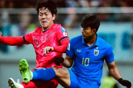 Korea Selatan Diimbangi Timnas Thailand 1-1
