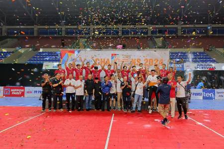 Kejuaraan Bolavoli Nusantara Cup 2024,  Tectona Raih Gelar Juara Putra!
