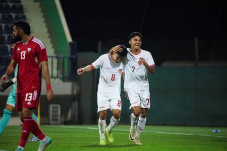 Laga Uji Coba: Timnas Indonesia U-23 Menang Tipis 1-0 atas Timnas UEA U-23
