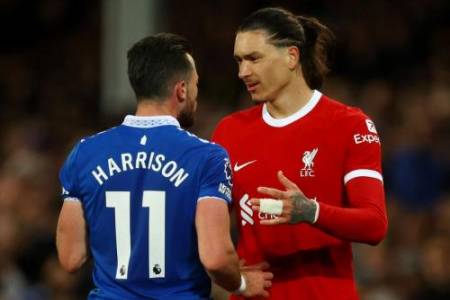 Liga Inggris:  Liverpool Kalah 0-2 oleh Everton