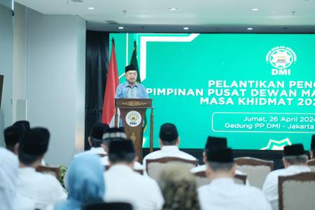 Pimpinan Dewan Masjid Indonesia 2024-2029 Dilantik