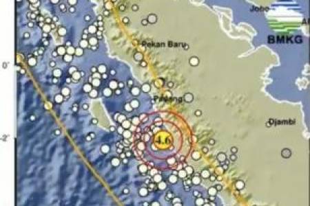 Gempa M4,6 Guncang Mukomuko Bengkulu