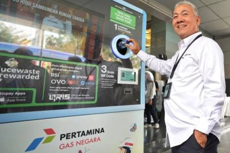 PGN Luncurkan Reverse Vending Machine Plasticpay di HUT PGN ke-59, Dukung Program Dekarbonisasi NZE 2060
