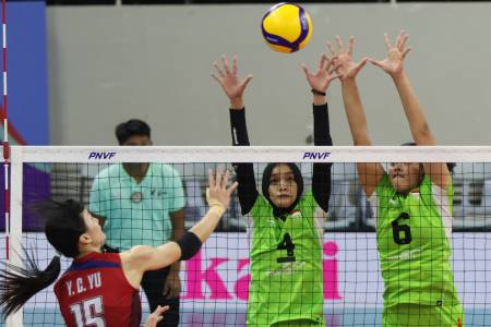 Indonesia Hancurkan Hong Kong di AVC Challenge Cup 2024