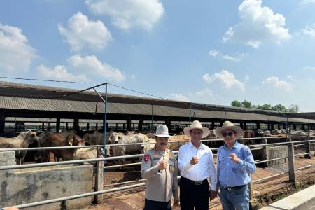 Mentan dan Wakapolri Makin Lengket Urus Ternak 