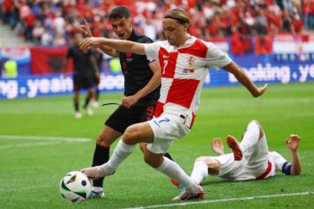 EURO 2024: Timnas Kroasia vs Timnas Albania Berakhir Sama Kuat 2-2