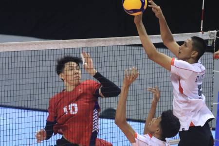Indonesia Menang 3-0 atas Hongkong pada Kejuaraan Bola Voli Asia Putra U-20