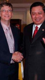 Bill Gates; Rilis Dana Kesehatan Indonesia
