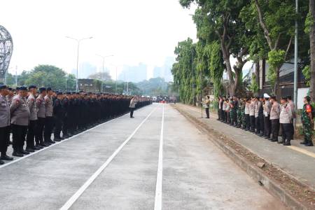 Polri Terjunkan 3.457 Personil, Amankan Gedung DPR RI Saat Sidang Tahunan MPR