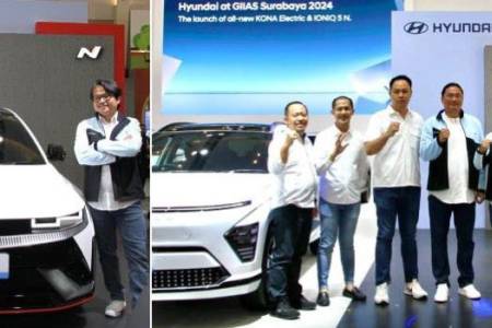 Hyundai Tawarkan Dua Mobil Listrik Terbaru di GIIAS Surabaya 2024