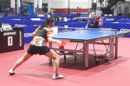 Tenis Meja PON XXI: Putri Jakarta ke Final Hadapi Jatim, Putra Perunggu