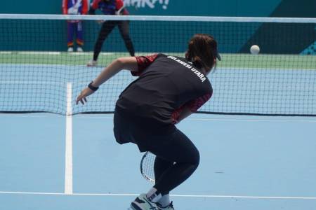 Tunggal Putri Sulut dan Jateng Berebut Emas Pertama Cabor Soft Tenis Hari Ini