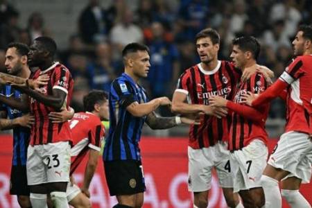 Liga Italia 2024/2025: AC Milan Menangkan Derby Milan, Tundukan Inter Milan 2-1