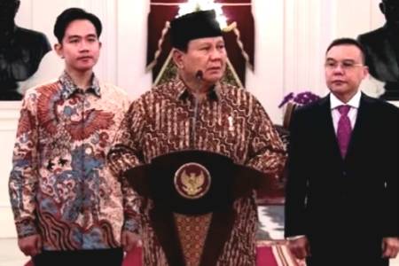 Presiden Prabowo Subianto Resmi Umumkan Para Menteri, Berikut Daftarnya!