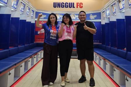 Datangi Markas Unggul FC Malang, Ratu Tisha Kagumi Fasilitas Unggul Sport Center