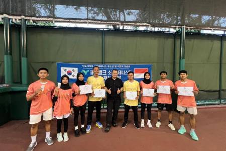 Pelatih dan Atlet Soft Tennis Banten Dapat Sertifikat Pelatihan Internasional