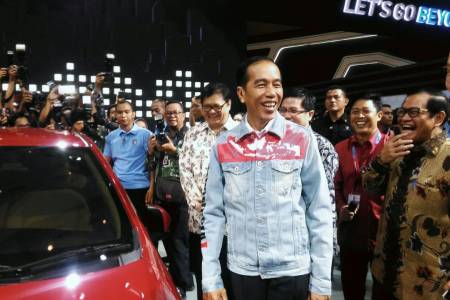 Senyum Sumringah Presiden Jokowi: Resmikan IIMS 2018 