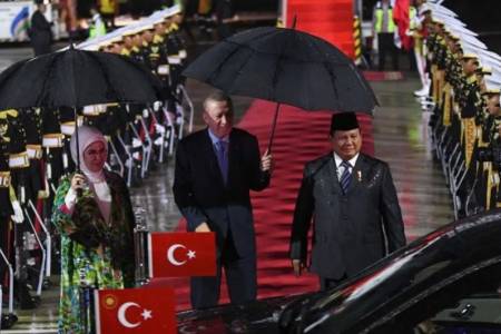 Presiden Prabowo Tunjukkan Kedekatan dengan Presiden Turki Recep Tayyip Erdogan