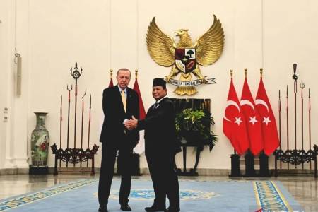 Presiden Prabowo Terima Kunjungan Kenegaraan Presiden Turki Recep Erdogan di Istana Bogor