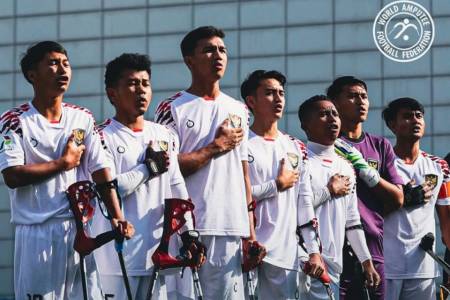 Timnas Sepak Bola Amputasi Indonesia  Raih Runner Up Kejuaraan Sepak Bola Amputasi Asia 2025 