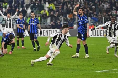 Francisco Conceicao Bawa Juventus Menangi "Derbi D'Italia" Hadapi Inter Milan dengan 1-0 di Stadion Allianz