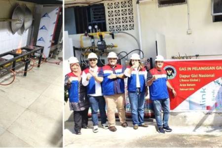 SPPG Kota Batam Gunakan Gas Bumi PGN, Masak 6.400 Porsi MBG per Hari