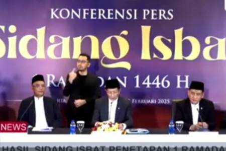 Resmi Pemerintah Tetapkan 1 Ramadan 1446 H Jatuh pada Sabtu 1 Maret 2025